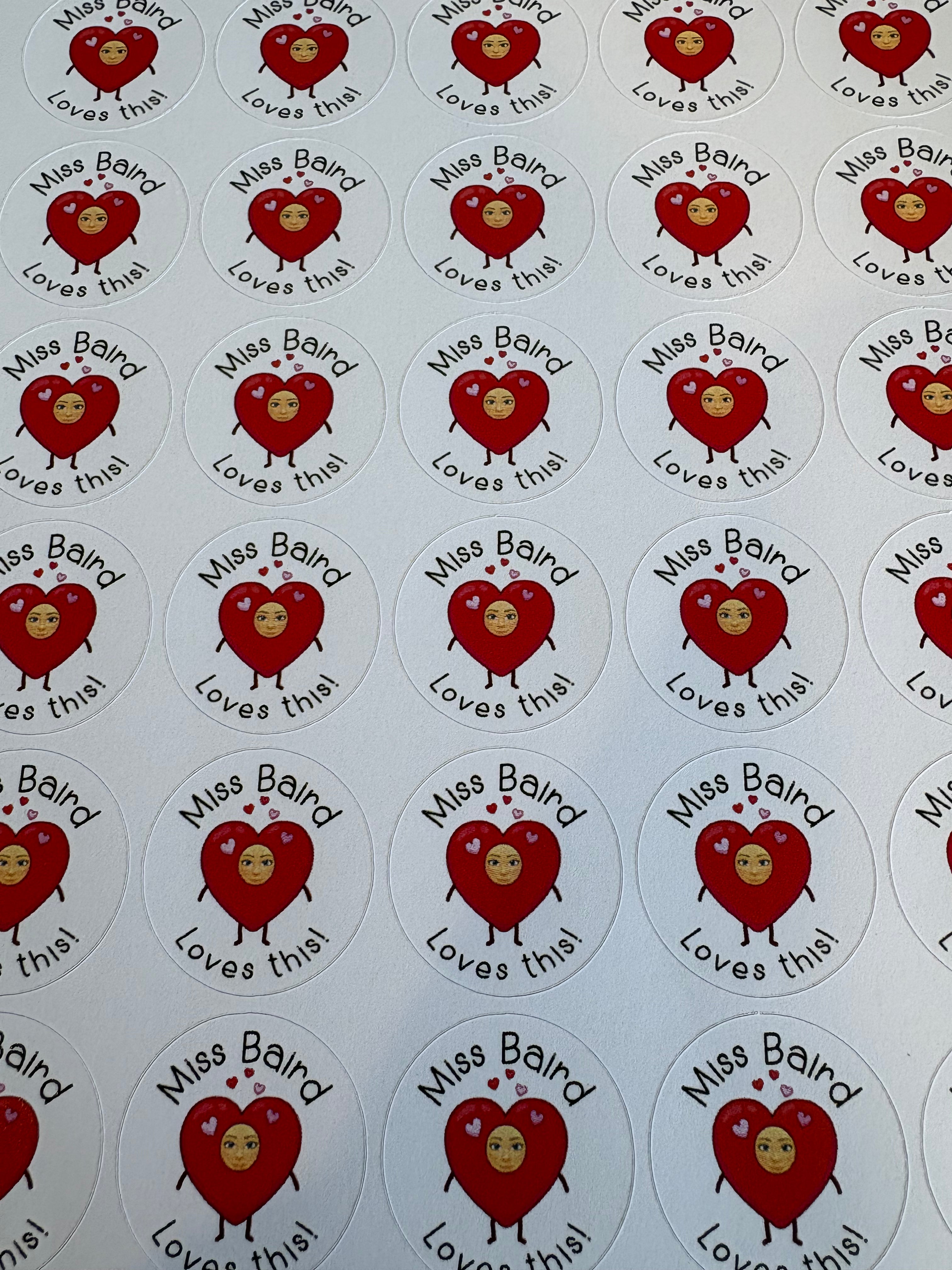 Custom - Love This Stickers