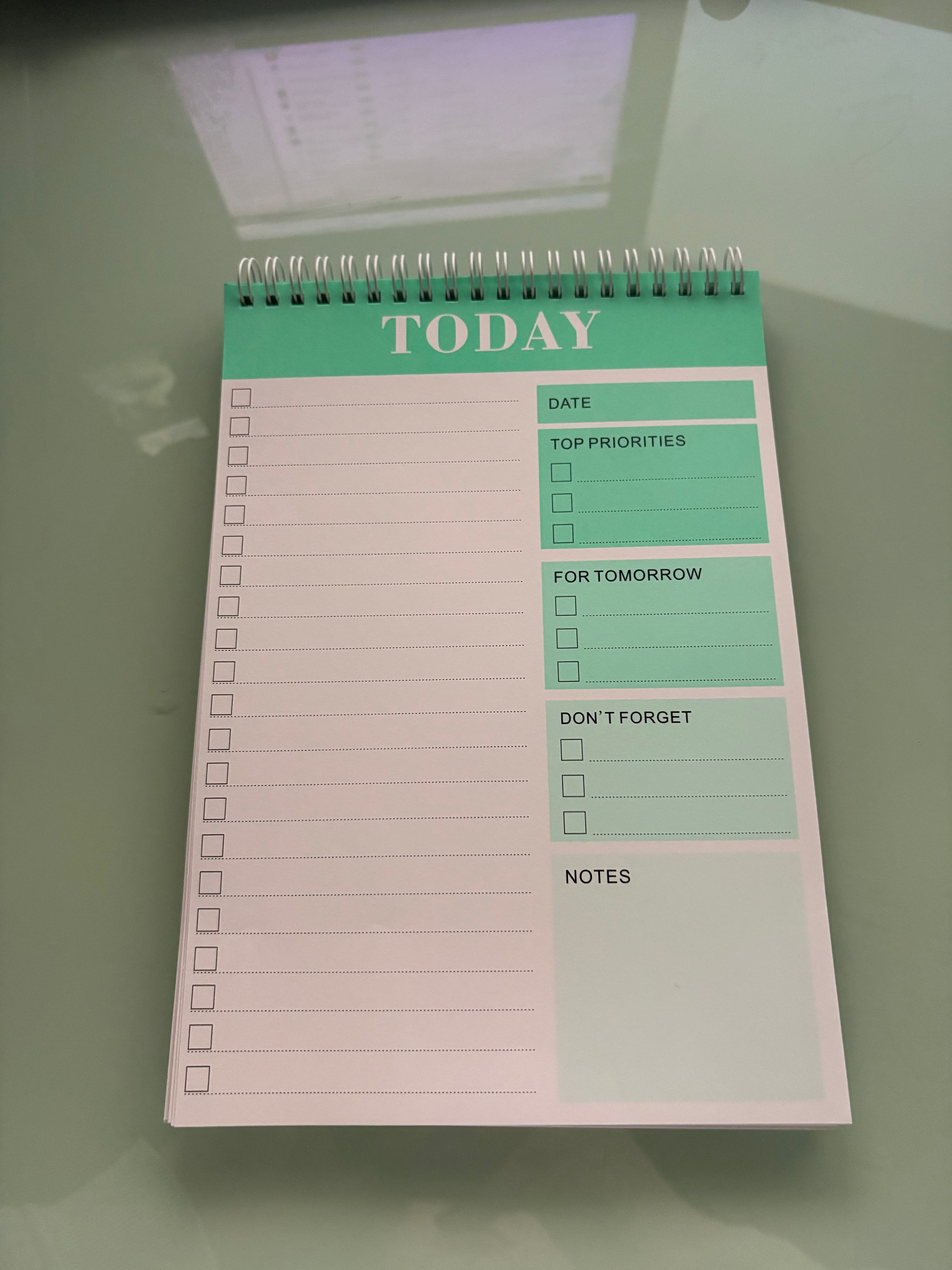 Mint Daily Planner