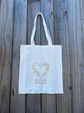 BLUSH HEART TOTE